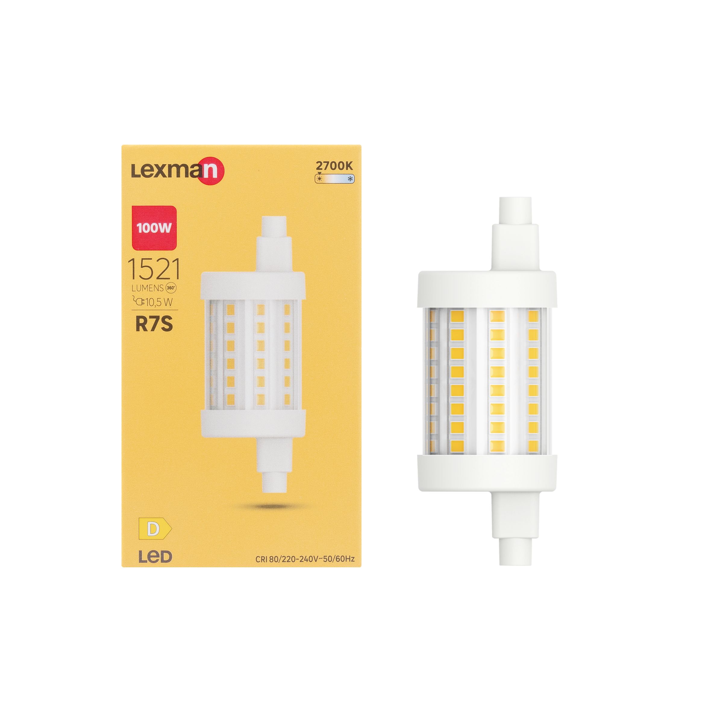 LED BULB R7S=100W 78MM WARM LIGHT