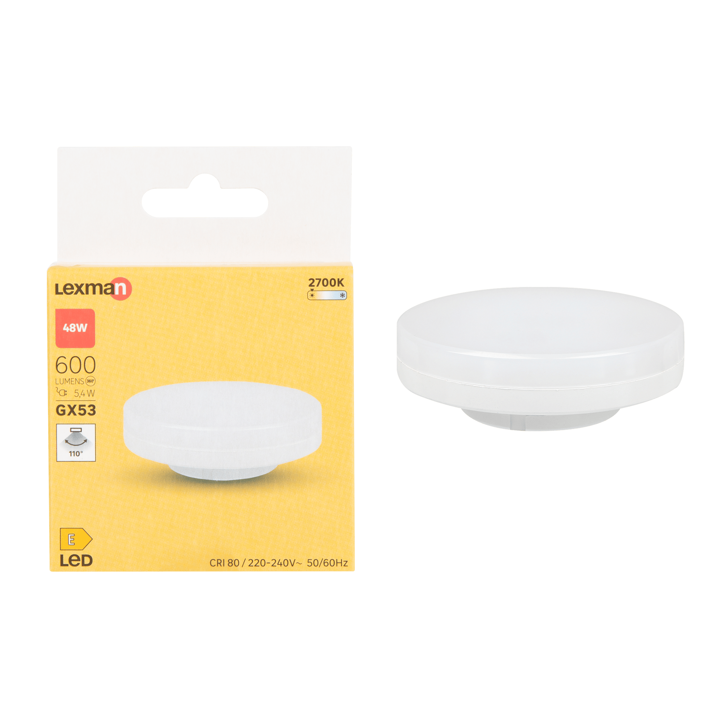 LED BULB GX53=48W WARM LIGHT
