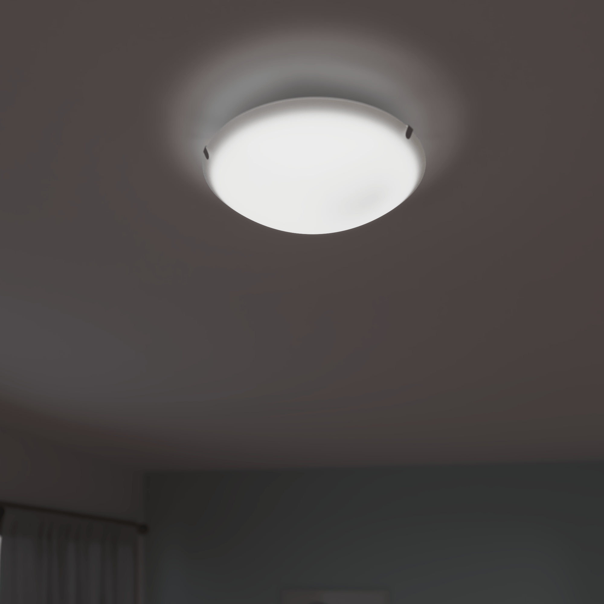 Bricocenter CEILING LAMP PLUTON WHITE GLASS D25 E27=42W
