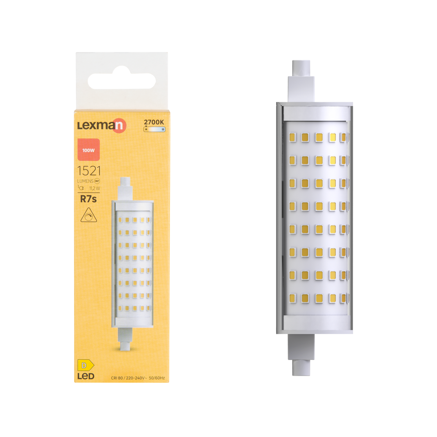 R7S LED BULB 118MM 1521LM WARM LIGHT DIMMABLE