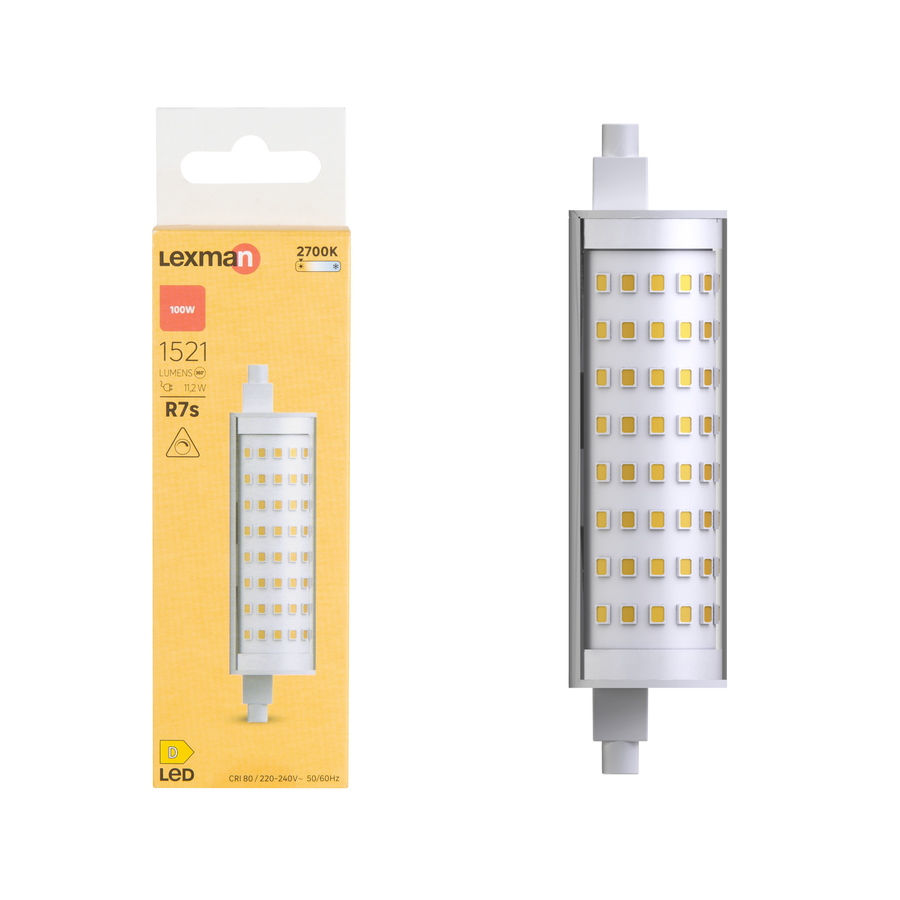 R7S LED BULB 118MM 1521LM WARM LIGHT DIMMABLE
