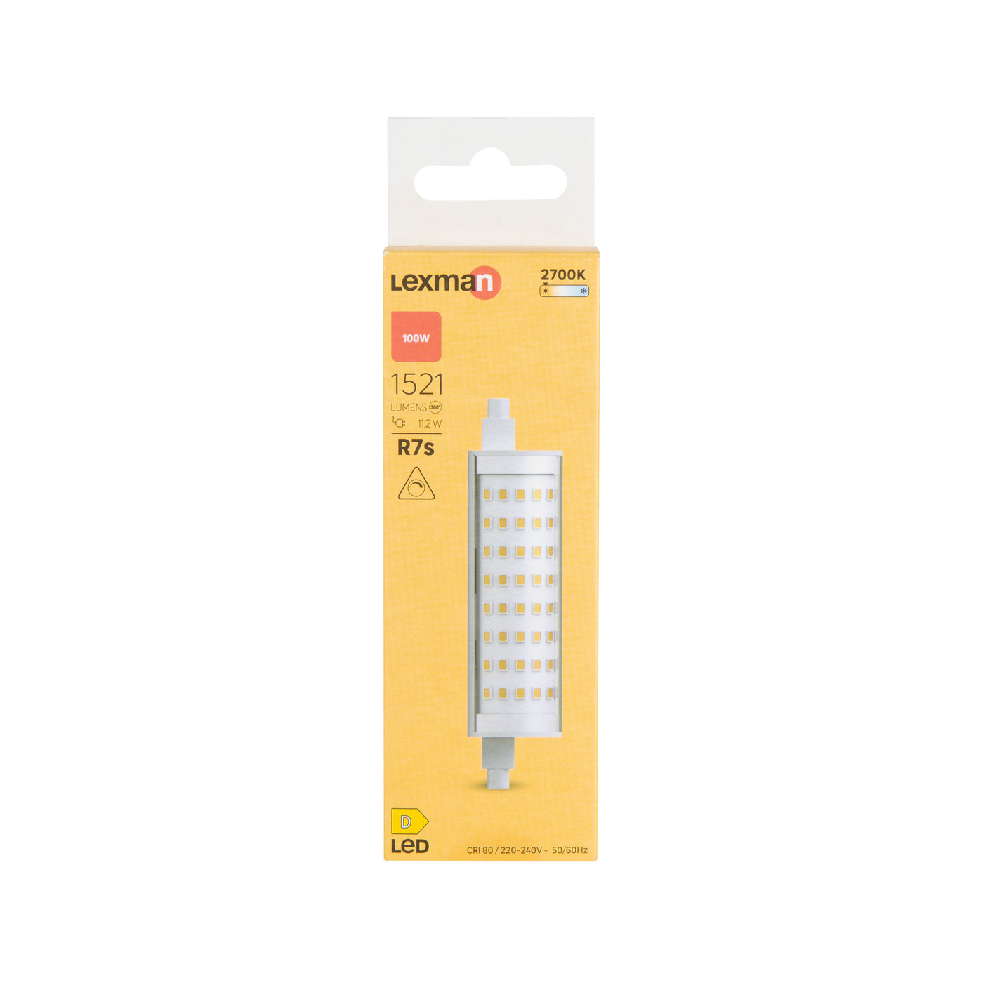 R7S LED BULB 118MM 1521LM WARM LIGHT DIMMABLE