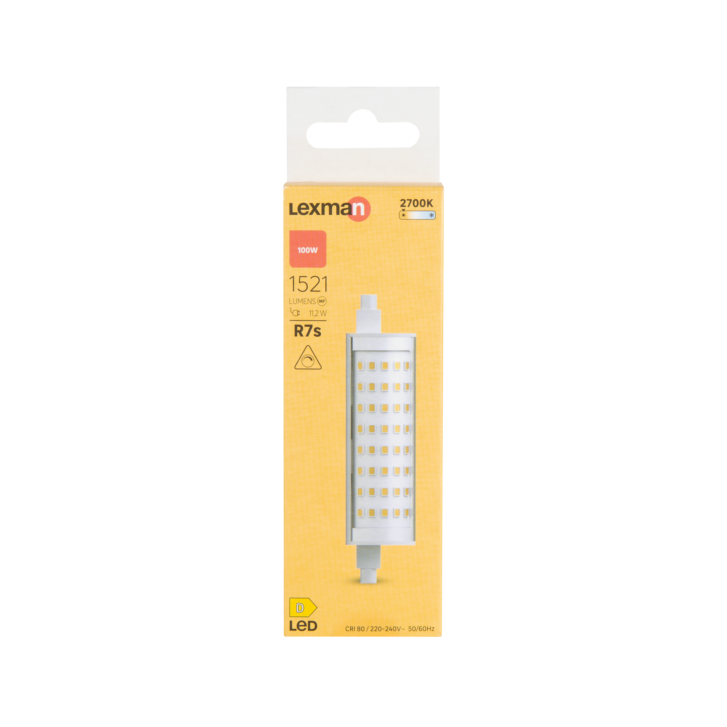 R7S LED BULB 118MM 1521LM WARM LIGHT DIMMABLE