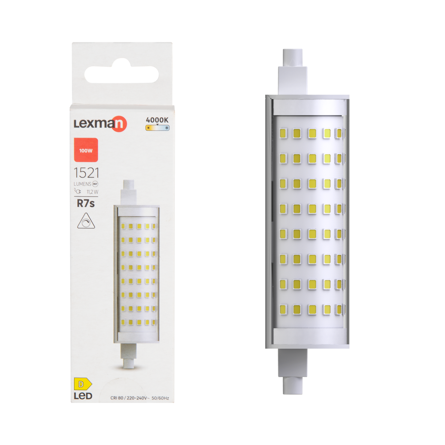 R7S LED BULB 118MM 100W NATURAL LIGHT DIMMABLE