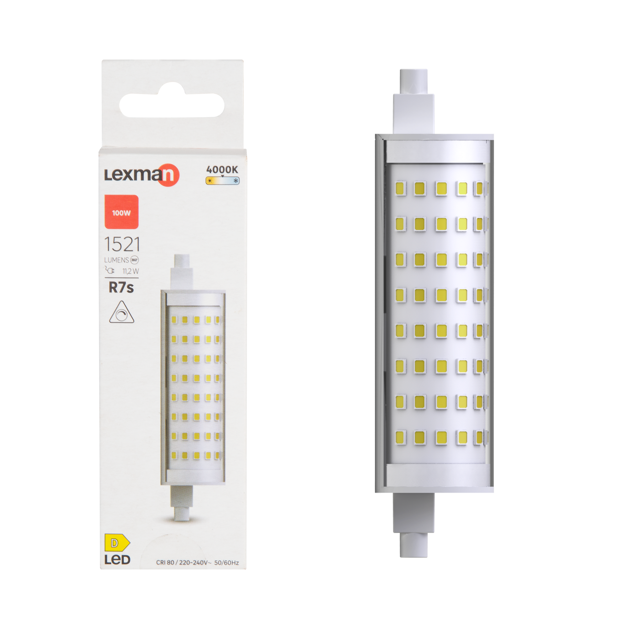 R7S LED BULB 118MM 100W NATURAL LIGHT DIMMABLE