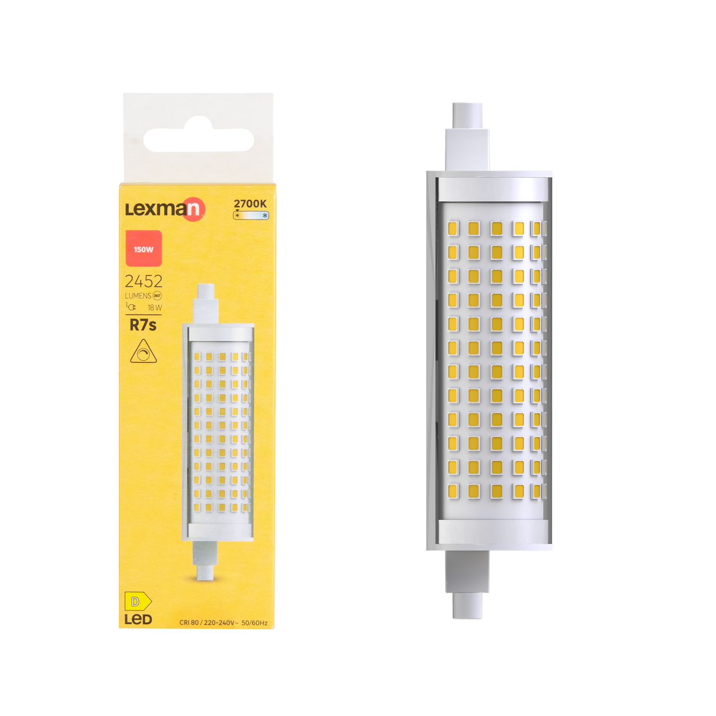 R7S LED BULB 118MM 150W WARM LIGHT DIMMABLE