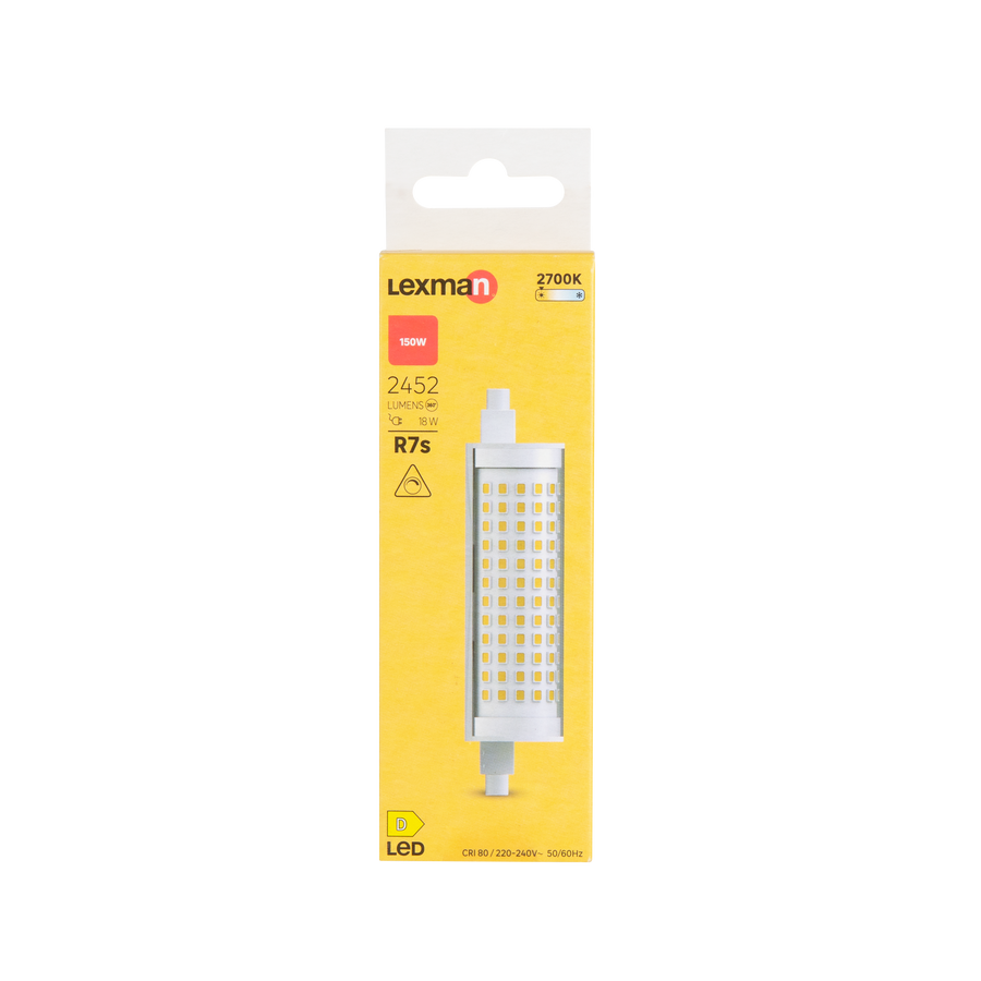 R7S LED BULB 118MM 150W WARM LIGHT DIMMABLE