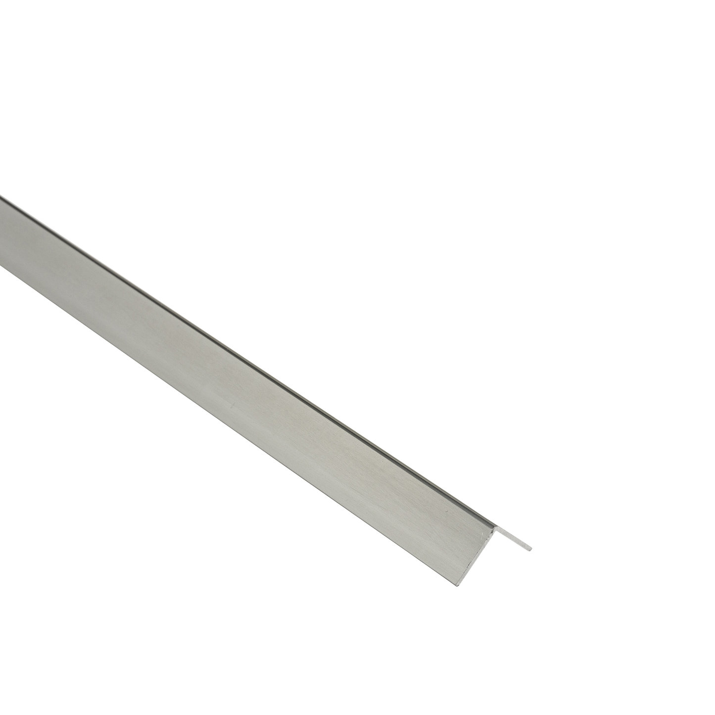 PROFILO ANGOLARE IN ALLUMINIO ANODIZZATO 15X15X1MM 1M NICHEL SPAZZOLATO