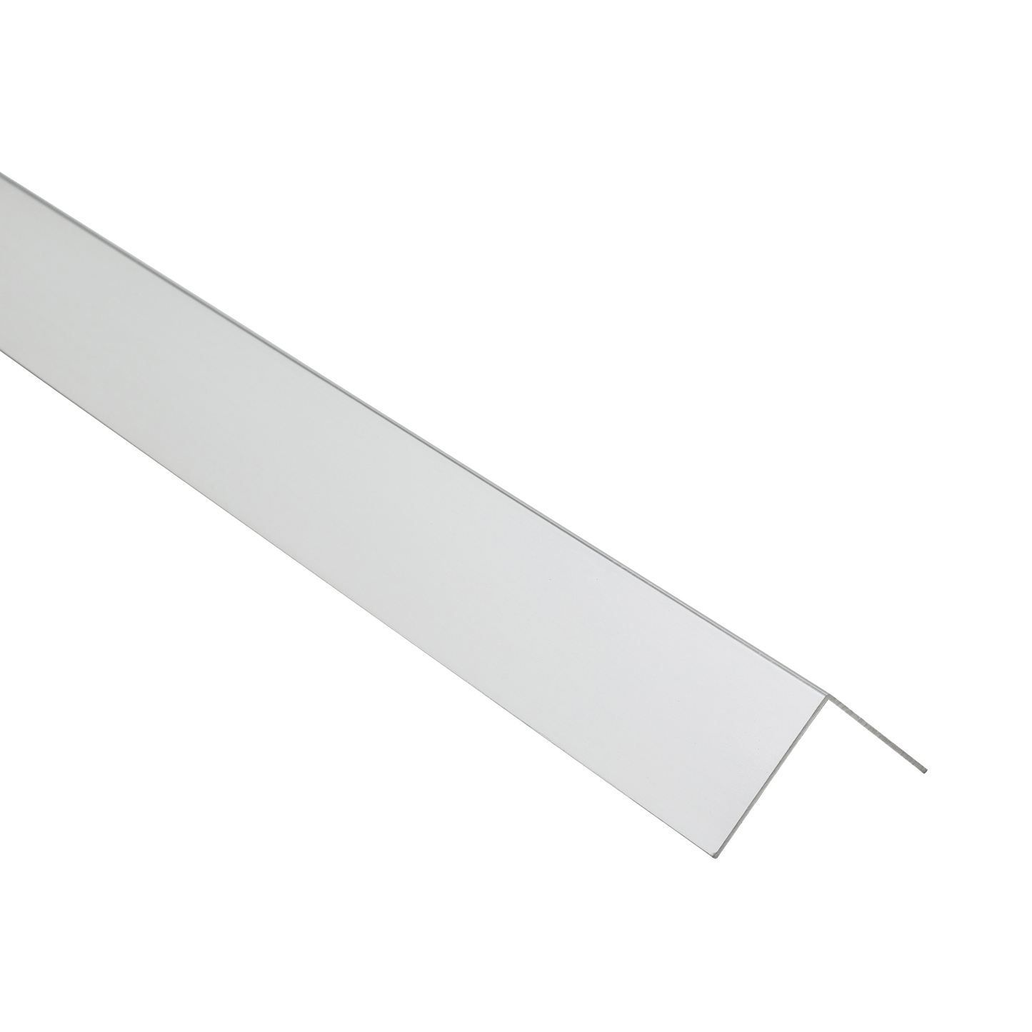 Bricocenter 30X30X1MM ANODIZED ALUMINUM ANGLE PROFILE 2.5M POLISHED CHROME