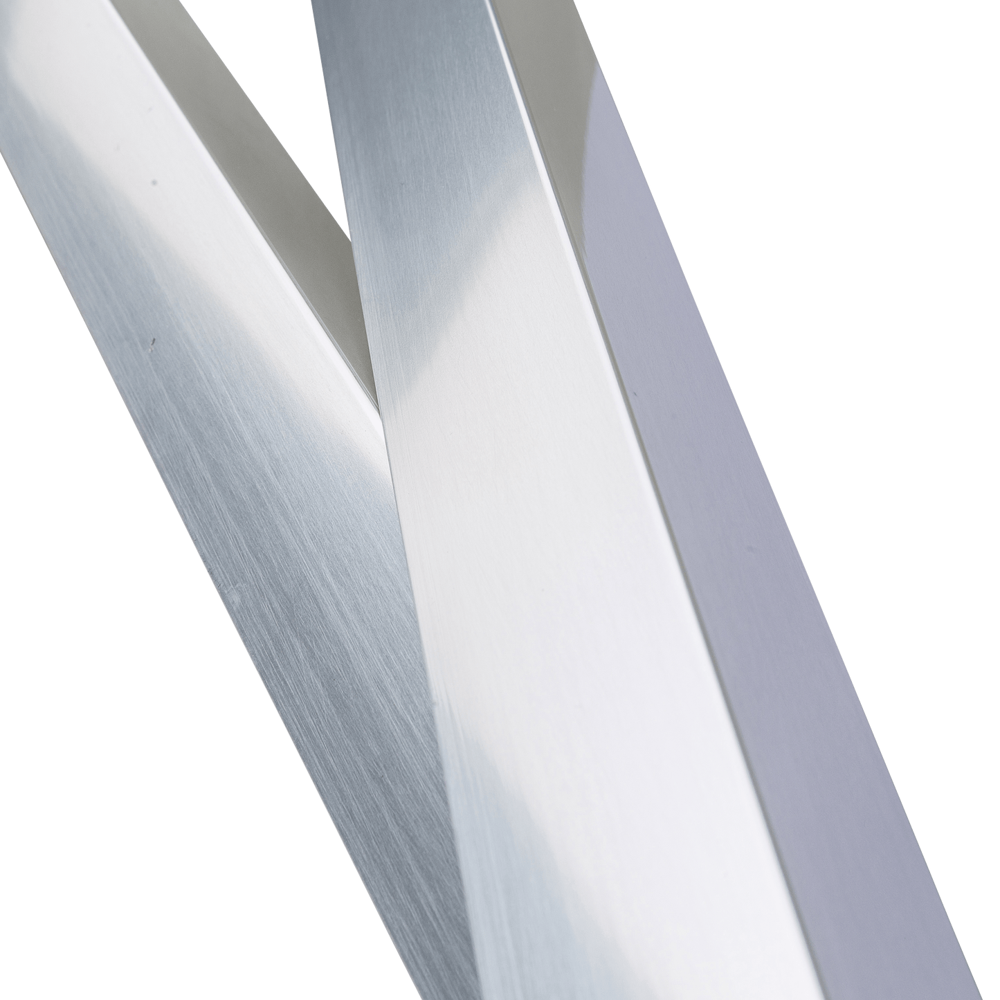 Bricocenter 30X30X1MM ANODIZED ALUMINUM ANGLE PROFILE 2.5M POLISHED CHROME
