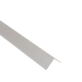25X25X1MM ANODIZED ALUMINUM ANGLE PROFILE 1M BRUSHED NICKEL