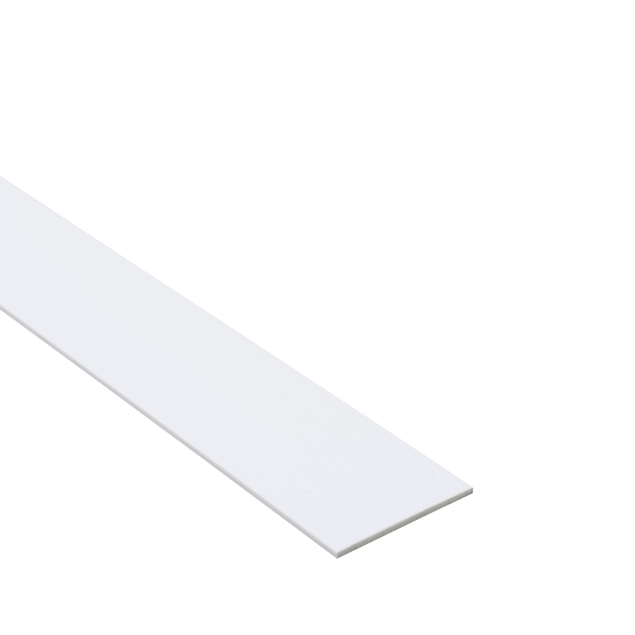 Bricocenter PVC FLAT PROFILE 40X2MM 2.6M MATT WHITE