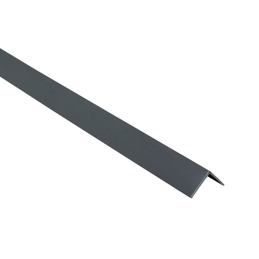 20x20x1mm PVC corner profile, 2.6m, matt anthracite