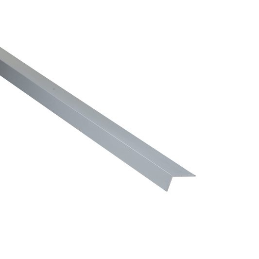 Bricocenter 20X10X1MM ANODIZED ALUMINUM "L" ANGLE PROFILE 2.5M OPAQUE