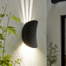 COROGNE ALUMINUM AND BLACK PLASTIC WALL SCONCE 12.5X8X20CM LED 8.5W NATURAL LIGHT IP54