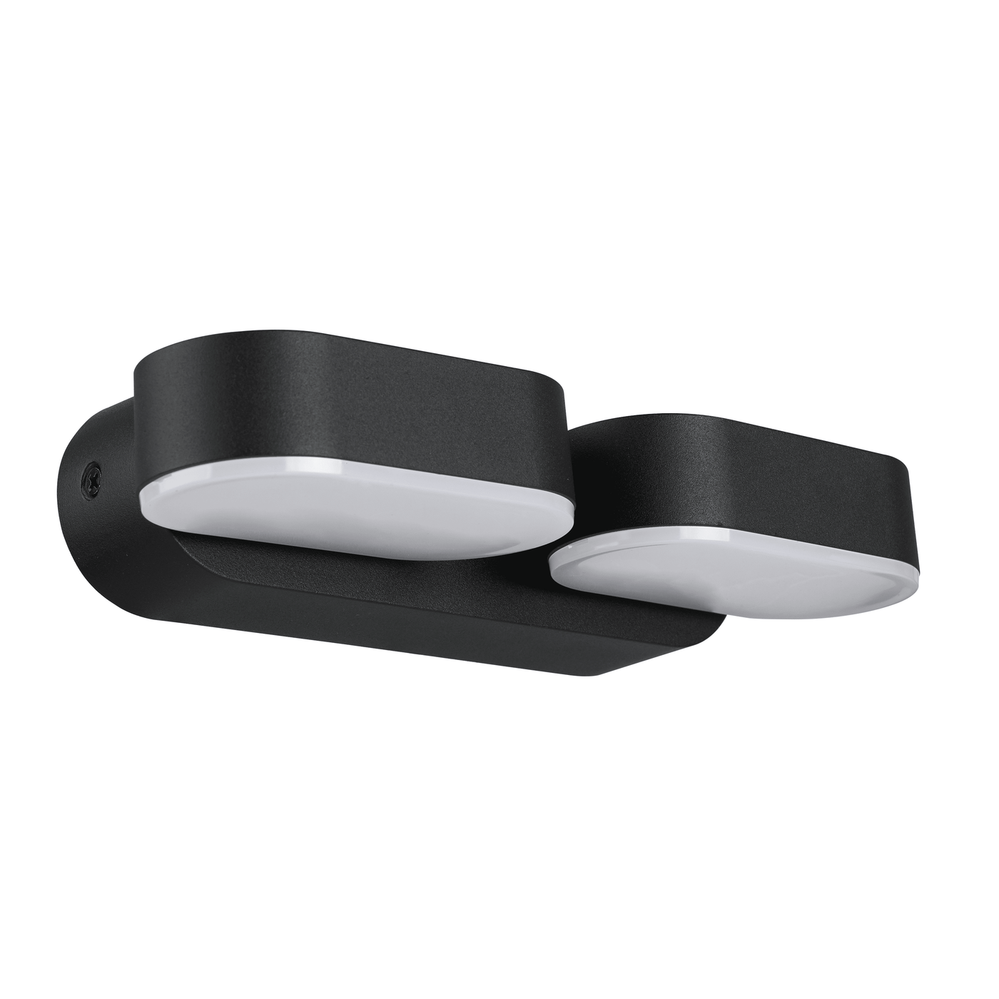 arundel steel wall light black 23x10x5.4 cm led 1440lm natural light ip54