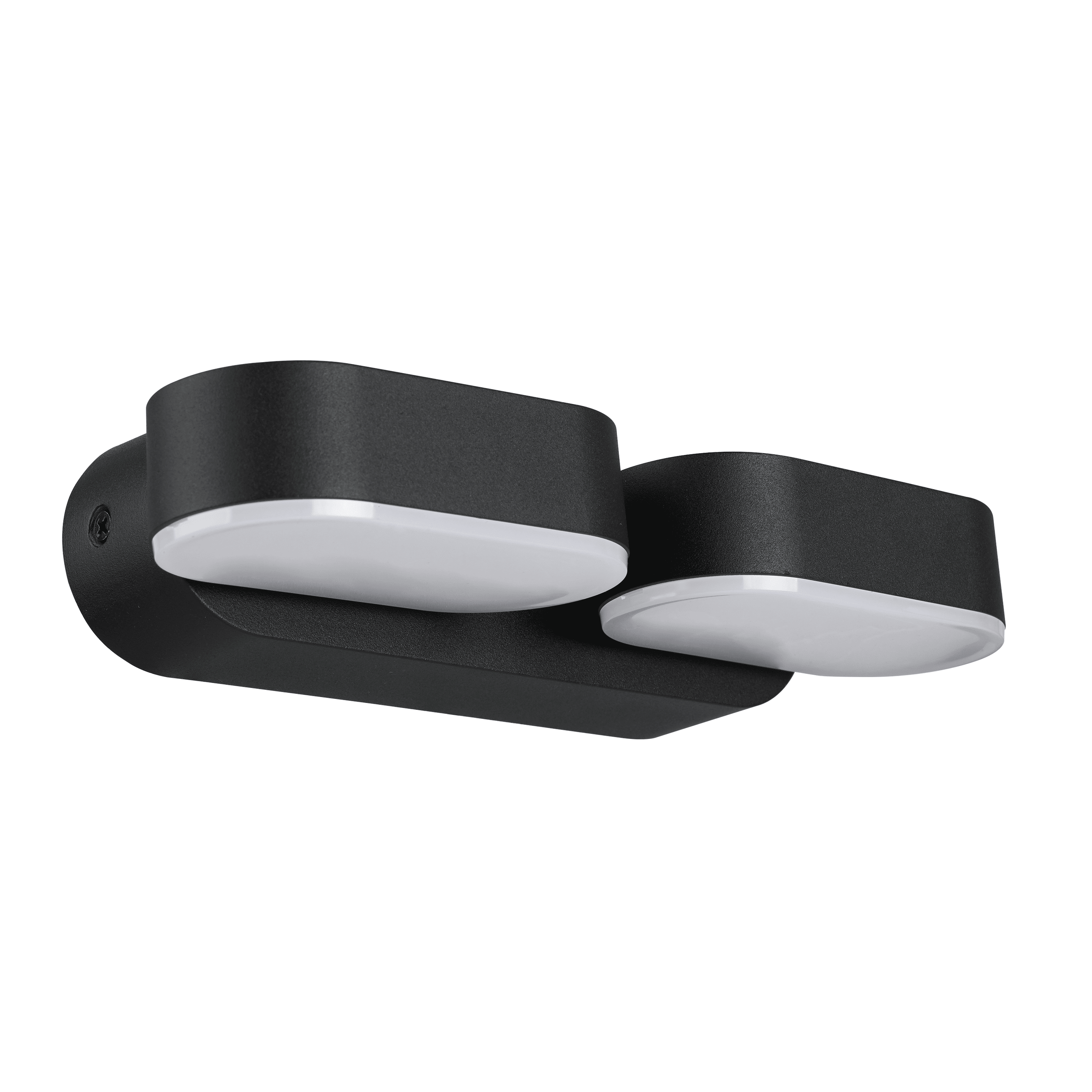 arundel steel wall light black 23x10x5.4 cm led 1440lm natural light ip54
