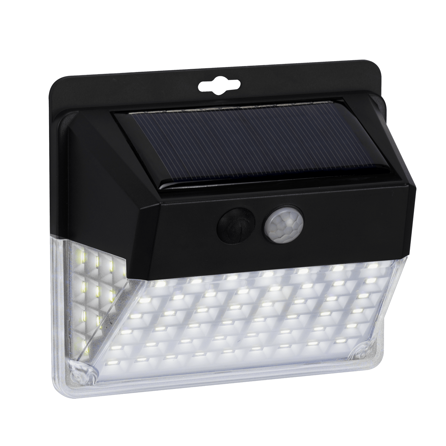 Bricocenter 2 APPLIQUE SOLARI BEGUR PLASTICA NERO 11.5X10.3X5.7CM LED 21W LUCE FR CON SENSORE DI MOVIM