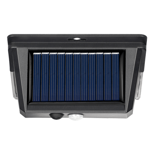 Bricocenter 2 APPLIQUE SOLARI BEGUR PLASTICA NERO 11.5X10.3X5.7CM LED 21W LUCE FR CON SENSORE DI MOVIM