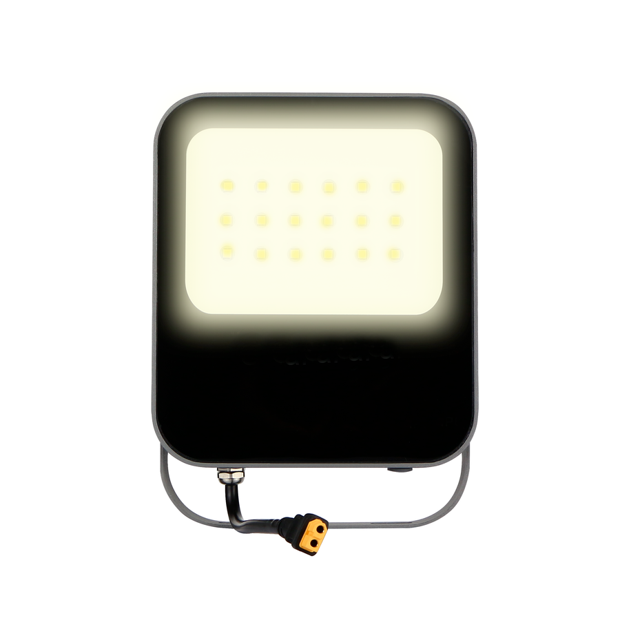 SOLAR PROJECTOR ART ALUMINUM GRAY LED 100W IP65