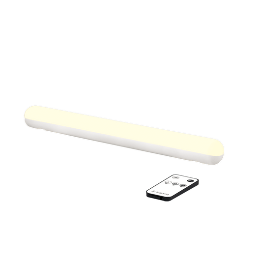 Bricocenter FRONT PLASTIC UMBRELLA LIGHT WHITE 40X4CM LED 65W WARM LIGHT IP44