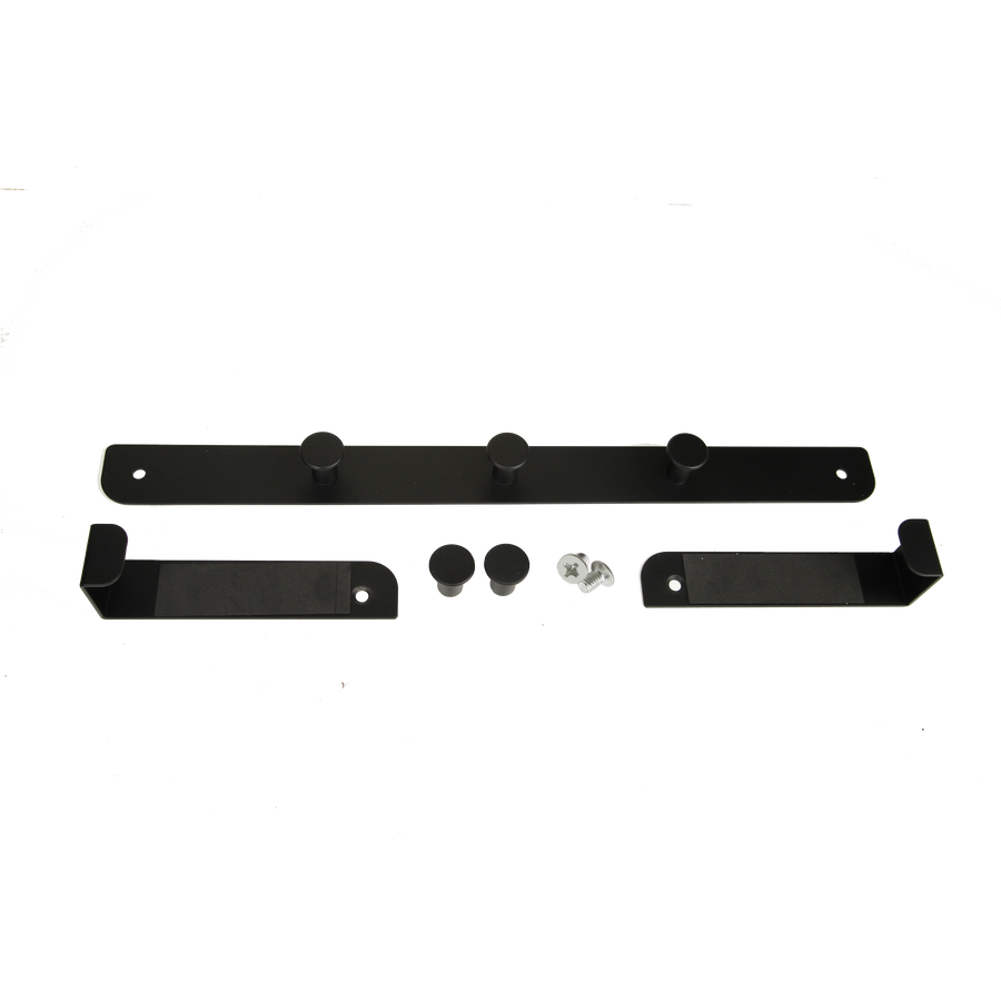 COAT RACK 5 HOOKS FOR DOOR AXEL BLACK SPACEO