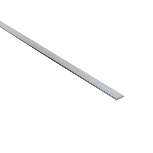 Bricocenter PROFILO PIATTO IN ALLUMINIO NATURALE 10X2MM 2,5M OPACO