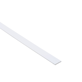 PVC FLAT PROFILE 15x2MM 1M WHITE O