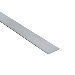 NATURAL ALUMINIUM FLAT PROFILE 50x3MM 1M MATT