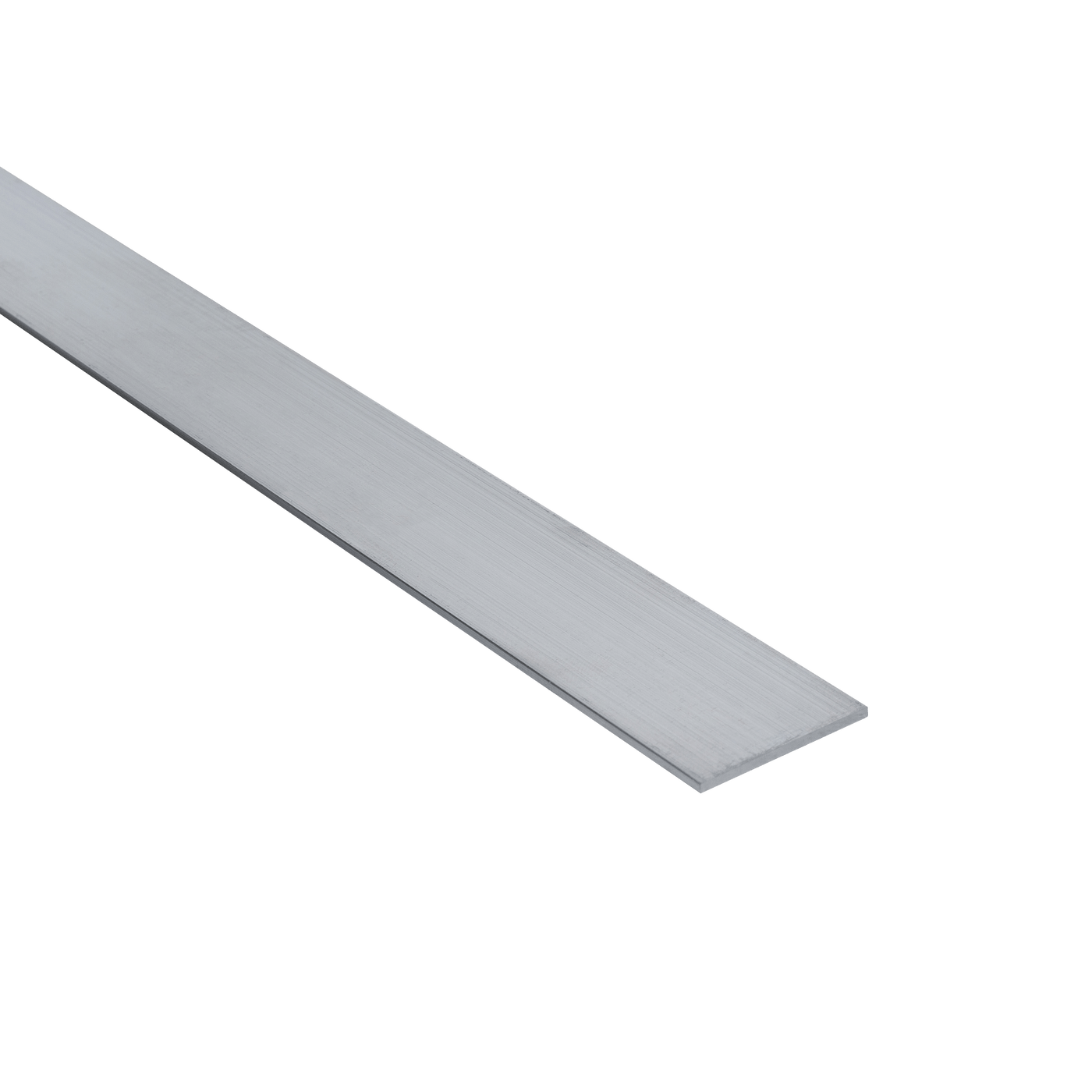 Bricocenter 30X2MM NATURAL ALUMINUM FLAT PROFILE 2.5M MATTE