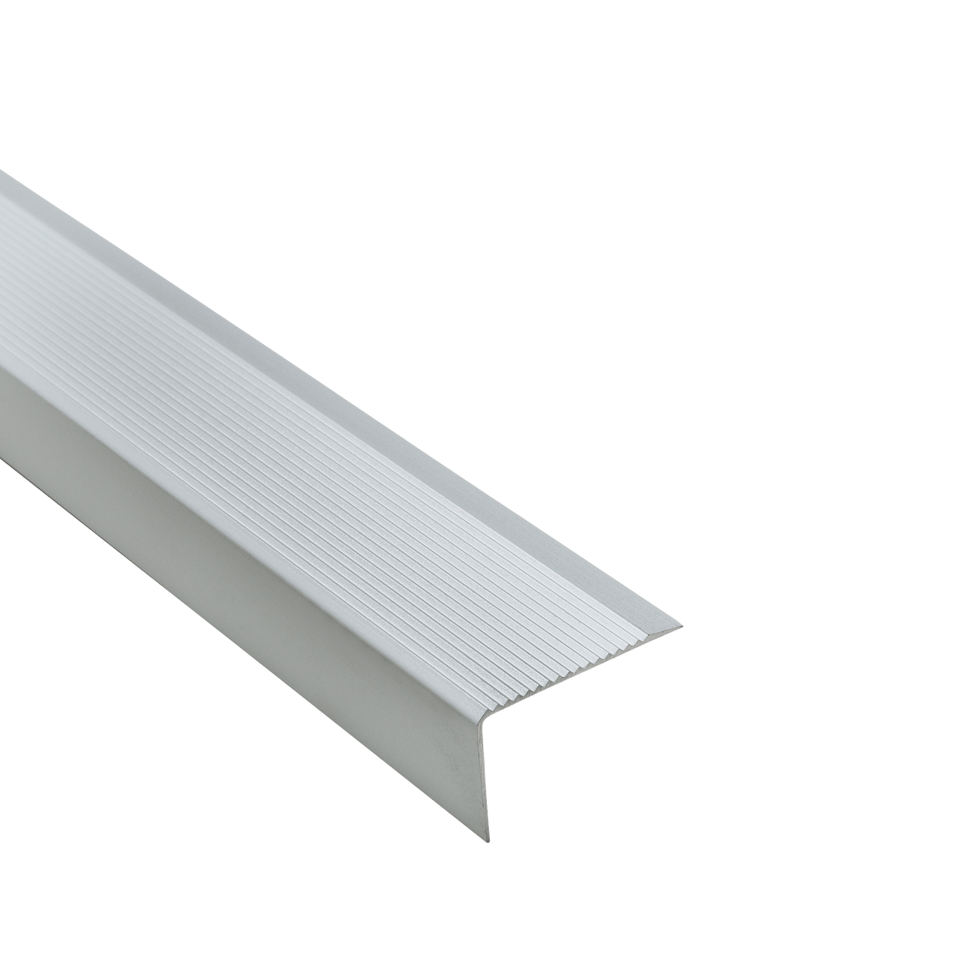Bricocenter 25X40X1.5MM ANODIZED ALUMINUM STEP PROTECTION PROFILE 1M MATTE