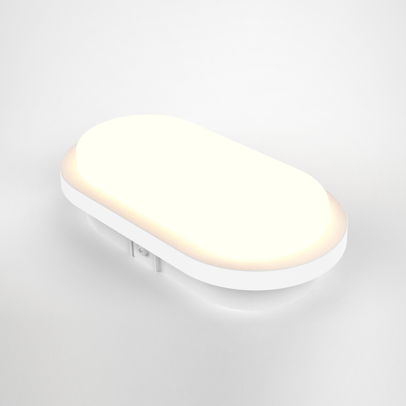 Bricocenter EZY CEILING LIGHT PLASTIC WHITE 21.1CM LED 10W NATURAL LIGHT IP65