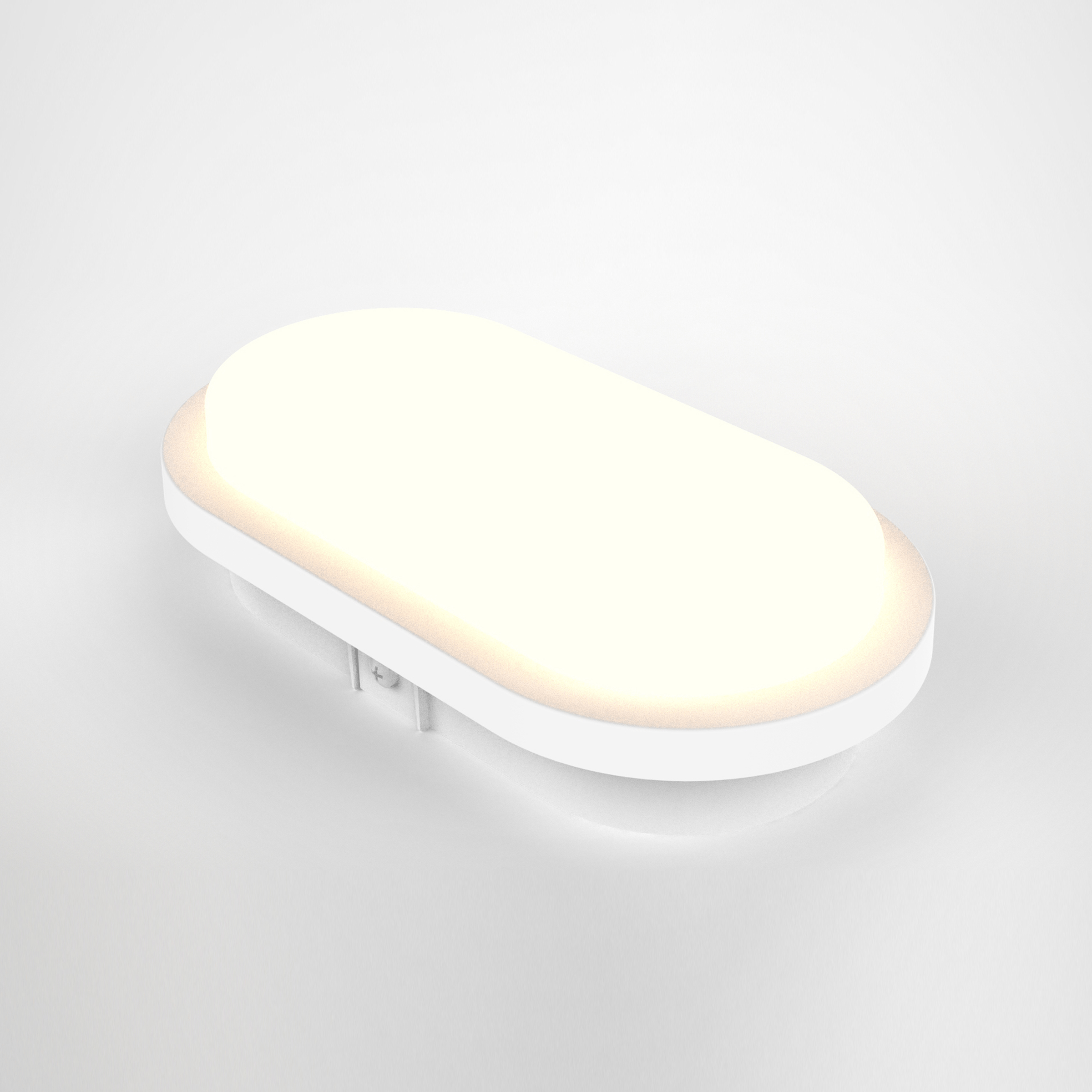 Bricocenter EZY CEILING LIGHT PLASTIC WHITE 21.1CM LED 10W NATURAL LIGHT IP65