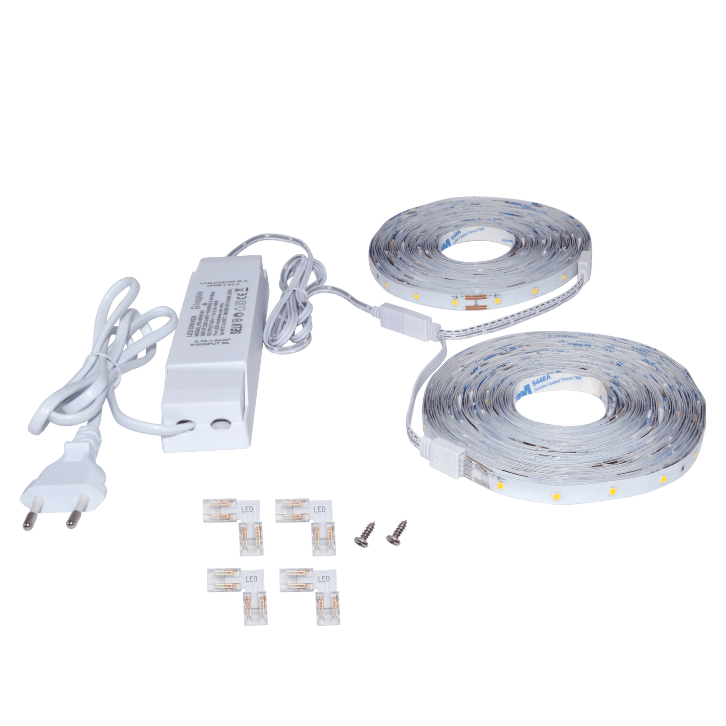 Bricocenter KIT STRISCIA LED ALBO 2X10M 52W LUCE NATURALE