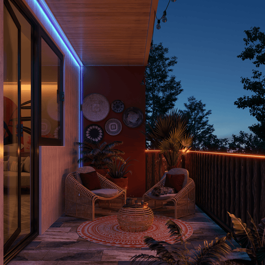 Bricocenter KIT STRISCIA LED SEBA 5M 22W EGB MUSIC IP65