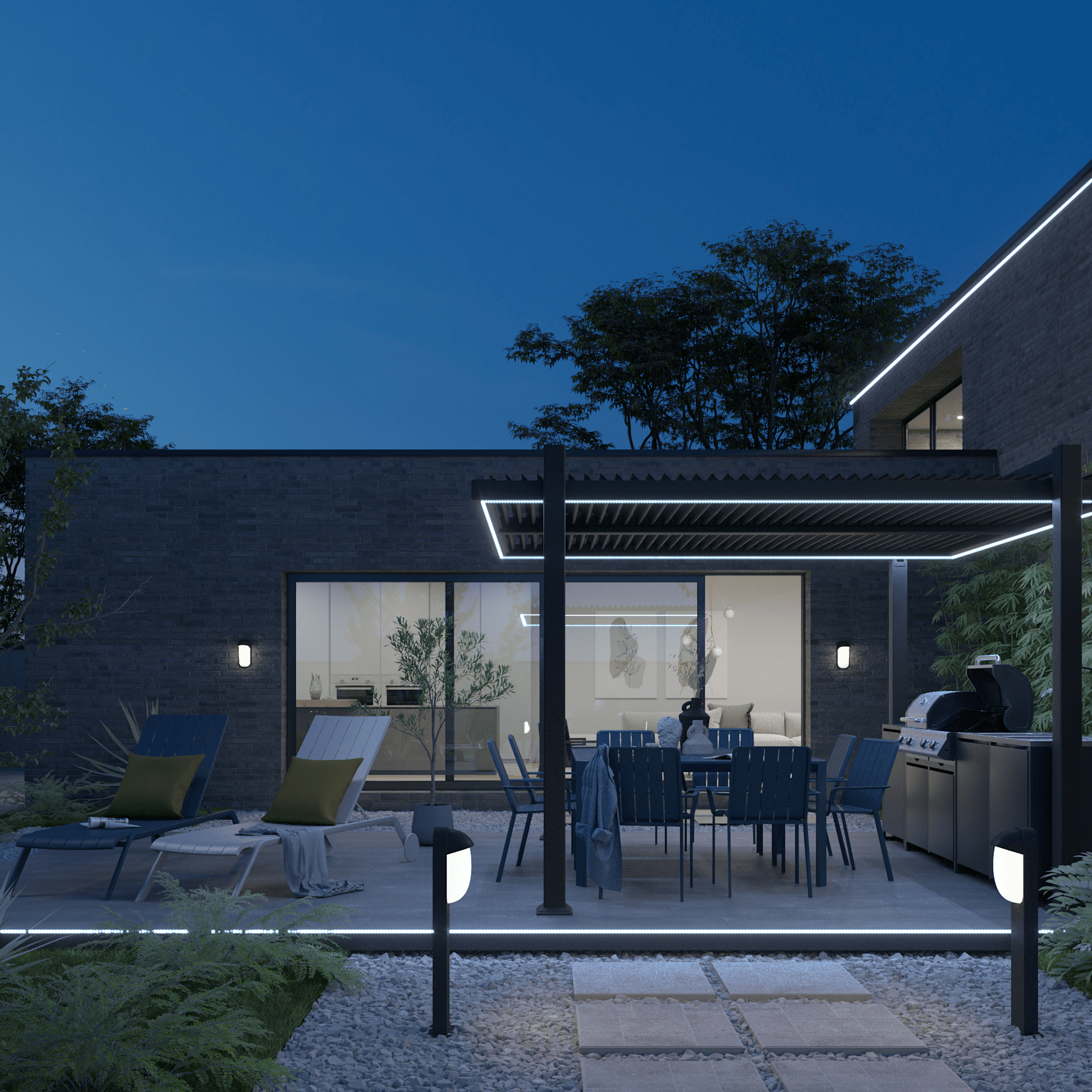 Bricocenter KIT STRISCIA LED FLEXOUT 5M 46W LUCE FREDDA IP65