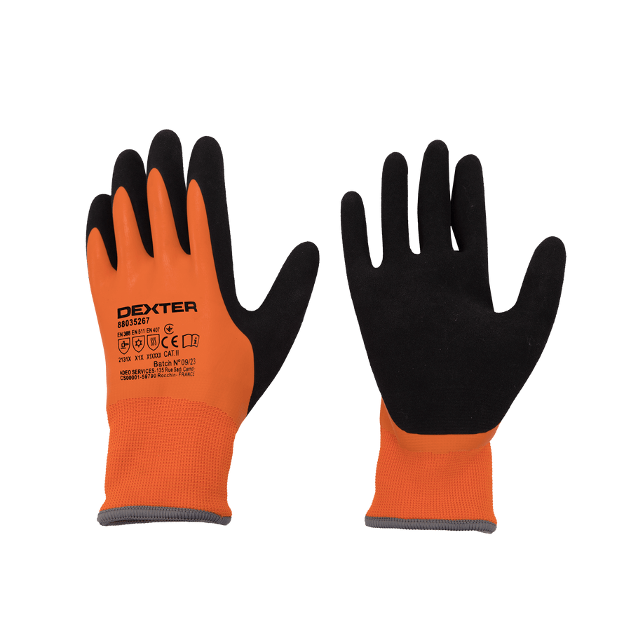 Bricocenter DEXTER TOUCH SCREEN CONSTRUCTION GLOVES SIZE 10XL COLD-RESISTANT WATER RESISTANT