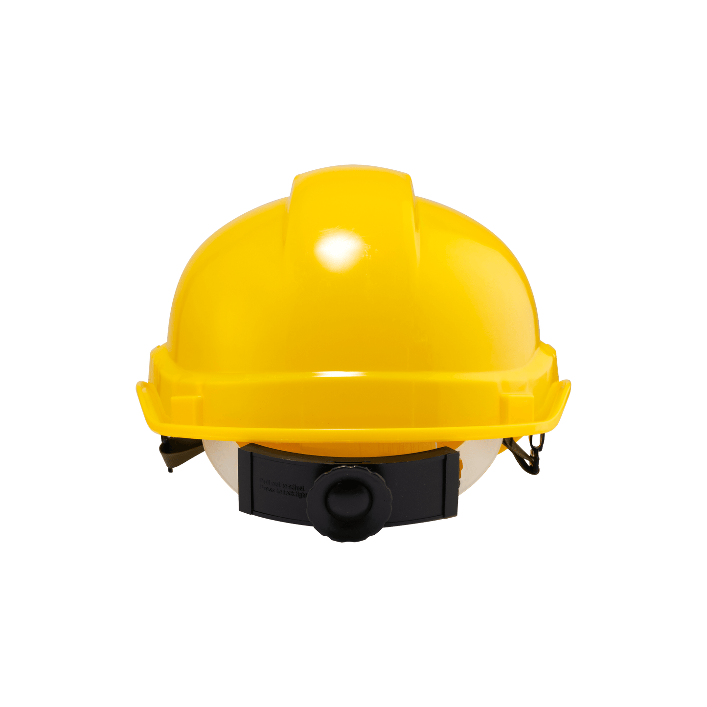 Bricocenter DEXTER YELLOW SAFETY HELMET WITH CHIN STRAP AND HDPE AND PVC ADJUSTMENT SYSTEM