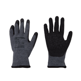 DEXTER HANDLING GLOVES SIZE 8M COTTON LATEX PALM