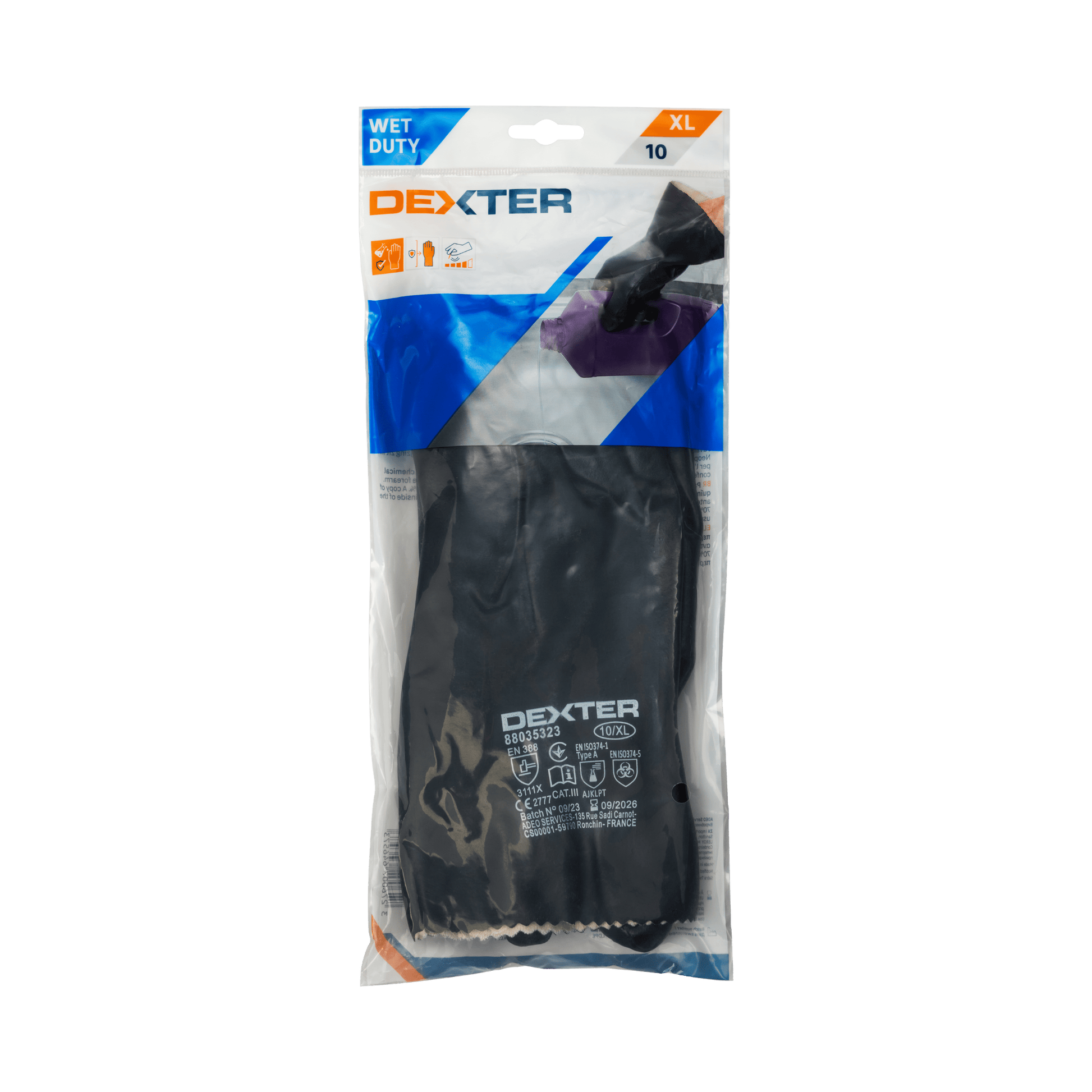 Bricocenter DEXTER CHEMICAL HANDLING GLOVES SIZE 10XL NEOPRENE