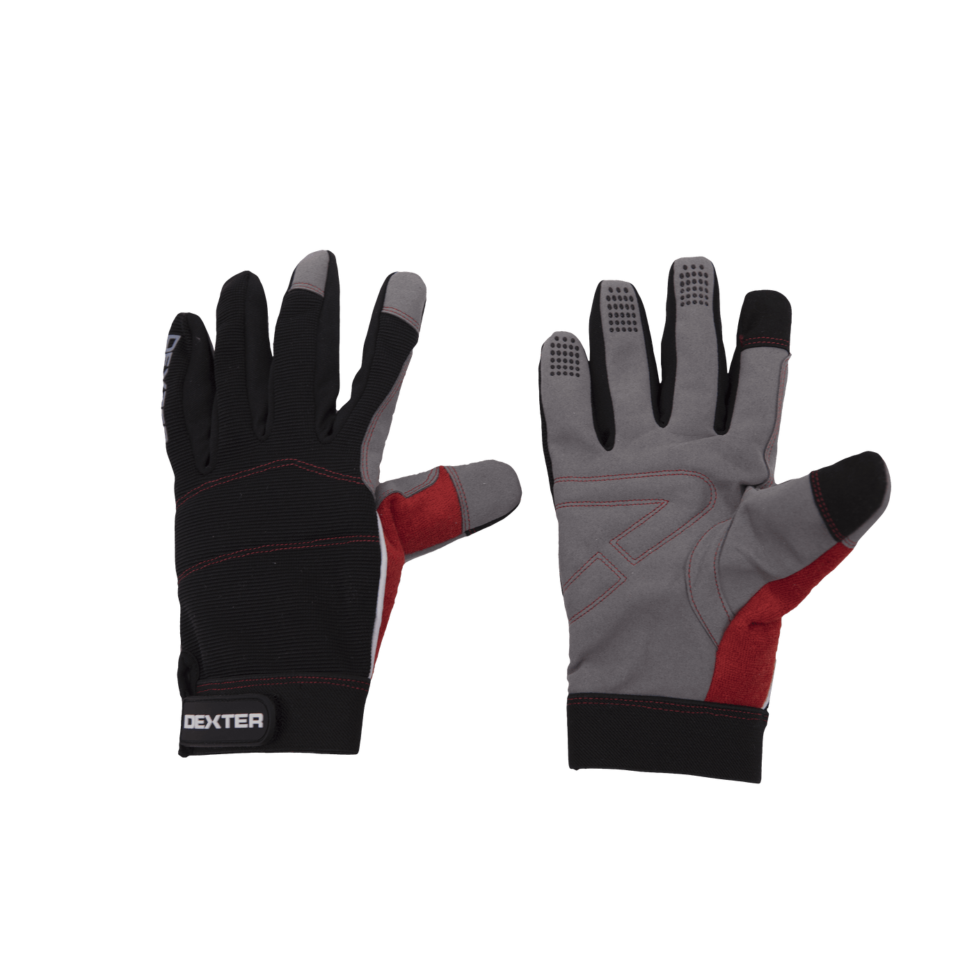 Bricocenter DEXTER TOUCH SCREEN HANDLING GLOVES SIZE 9L POLYESTER NYLON AND SPANDEX