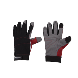 DEXTER TOUCH SCREEN HANDLING GLOVES SIZE 9L POLYESTER NYLON AND SPANDEX