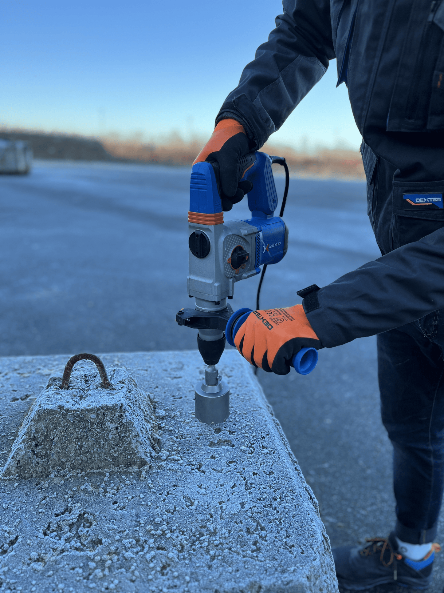 Bricocenter DEXTER TOUCH SCREEN CONSTRUCTION GLOVES SIZE 10XL COLD-RESISTANT WATER RESISTANT