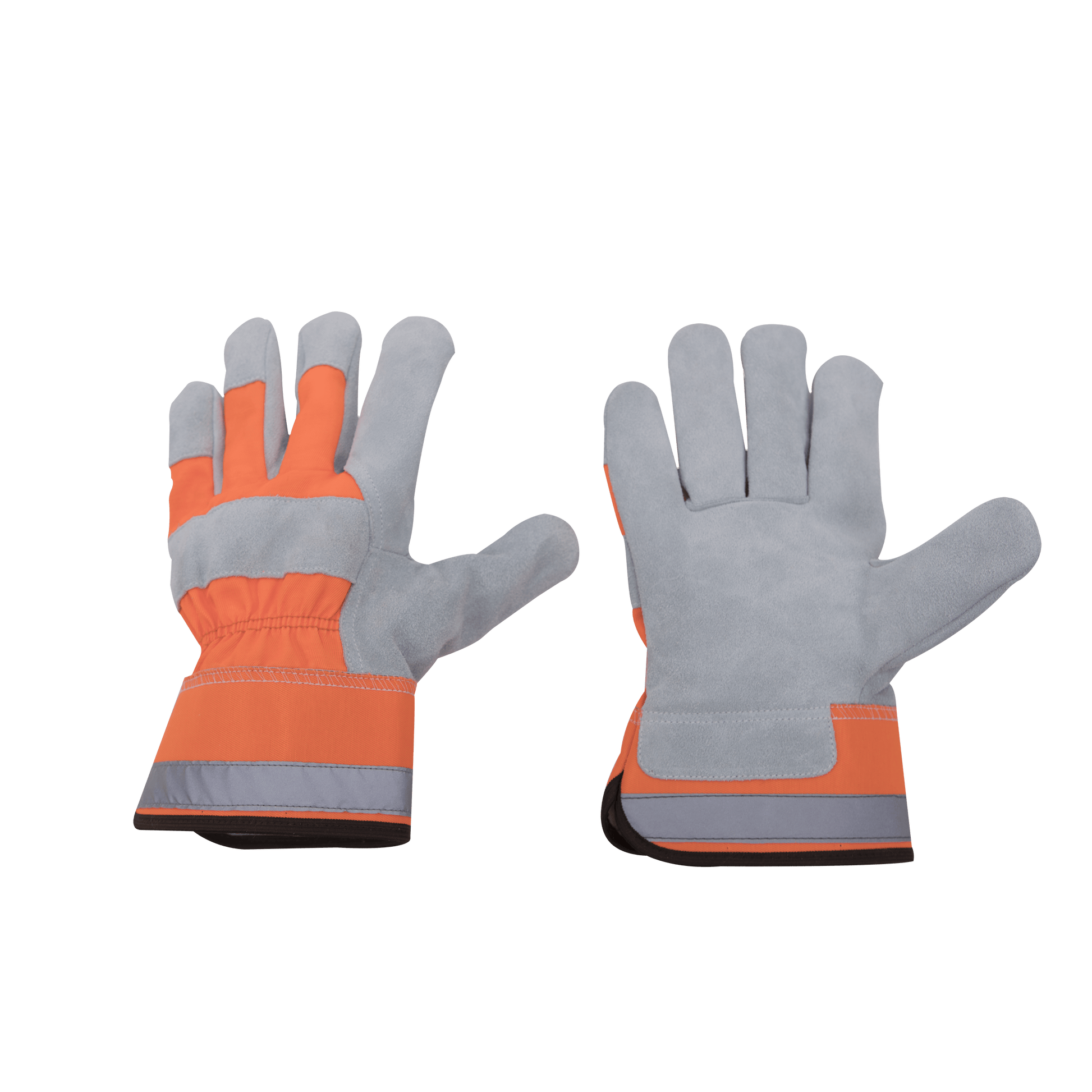 Bricocenter DEXTER HIGH VISIBILITY CONSTRUCTION GLOVES SIZE 9L POLYESTER AND COTTON