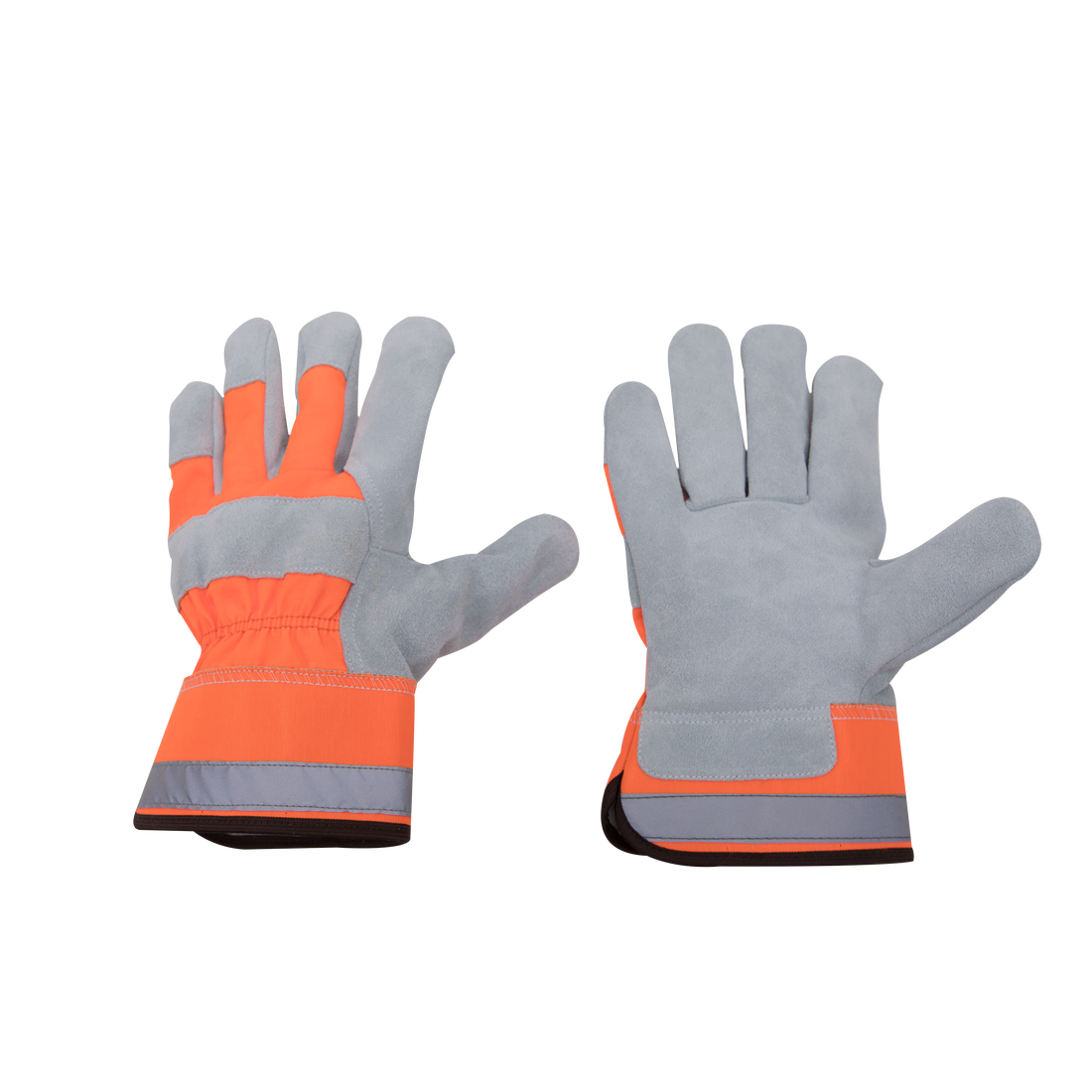 DEXTER HIGH VISIBILITY CONSTRUCTION GLOVES SIZE 10XL POLYESTER AND COTTON