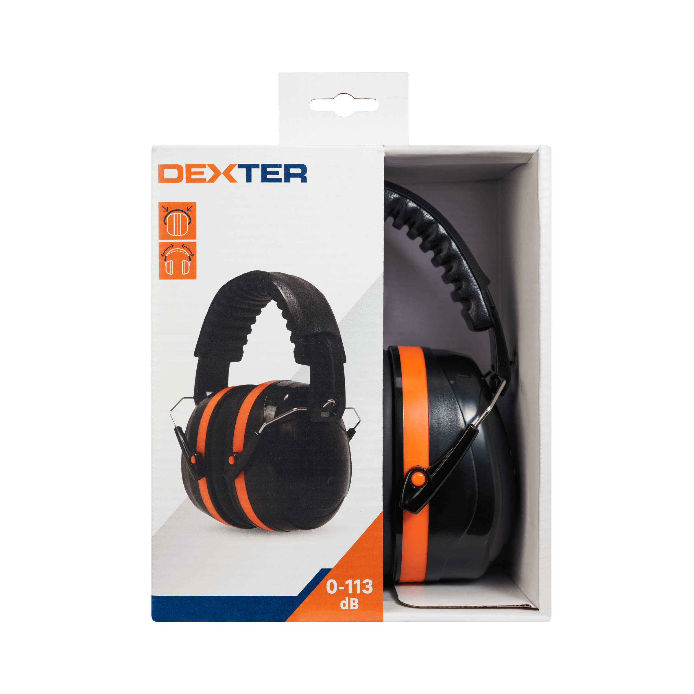 Bricocenter DEXTER ADJUSTABLE 33DB NOISE CANCELLING HEADPHONES WITH ABS ADJUSTMENT SYSTEM SOFT EAR PADS