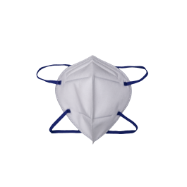 3 DEXTER FFP2 WHITE FOLDABLE VALVE-FREE DISPOSABLE MASKS