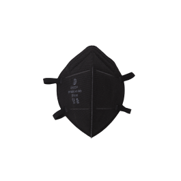 3 DEXTER FFP2 BLACK FOLDING MASKS WITHOUT DISPOSABLE VALVE