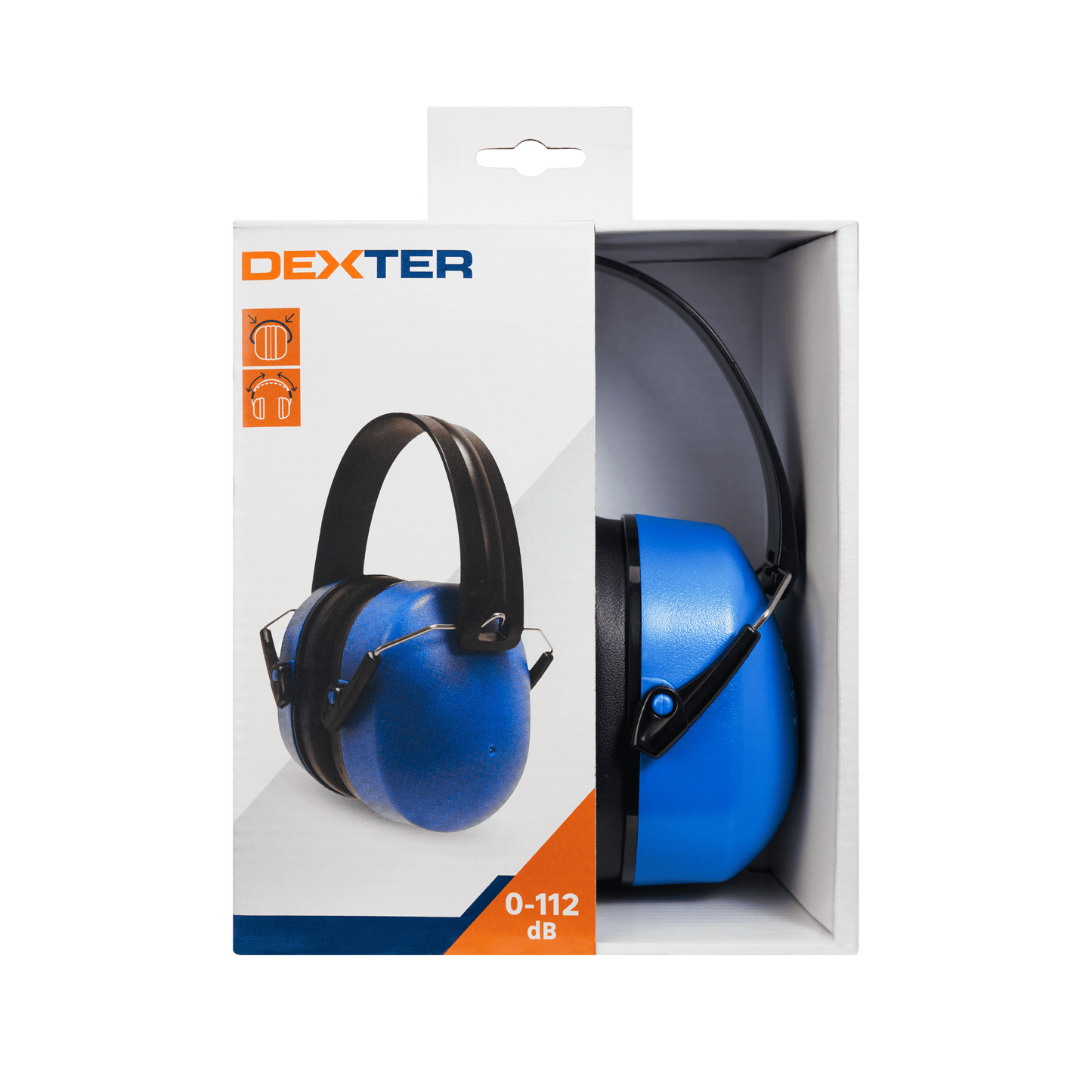 Bricocenter DEXTER FOLDABLE 32DB NOISE CANCELLING HEADPHONES WITH ABS ADJUSTING SYSTEM