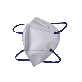 10 DEXTER FFP2 WHITE FOLDABLE VALVE-FREE DISPOSABLE MASKS